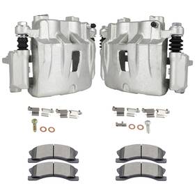 Sd841737p4 Sdp4 Brake Front Calipers And Ceramic Pads Set For 1999-2004 Jeep Grand Cherokee