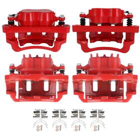 Sd843018p4 Sdp4 Brake Front And Rear Calipers Kit Set For 2000-2004 Ford F-250 Super Duty