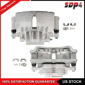 Sd845cy743p4 Sdp4 Front Set Brake Calipers With Bracket Fits 2003-2004 Ford Mustang Base Gt