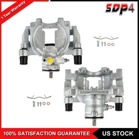 Sd845cy804p4 Sdp4 Rear Set Brake Calipers With Bracket Fits 2013-2020 Ford Fusion Lincoln Mkz