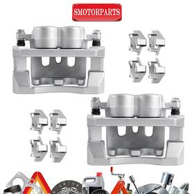 M062055056j915 Smotorparts Kit 2 Rear Brake Calipers With Brackets For 2008-2012 Ford F-250 F-350 Super Duty