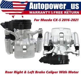 Kay02661xa Soillar Kay02671xa Pair Rear Left Right Side Disc Brake Caliper With Motors For Mazda Cx-5 2016-2021