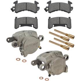 9108660 Speedway Motors 78-88gm Metric Loaded Brake Caliper Kit With D154 Super Stopper Pads