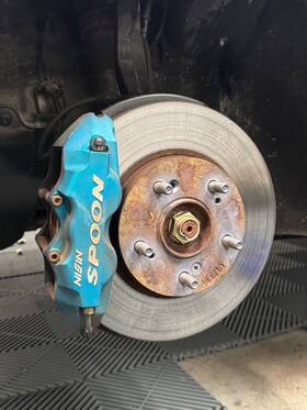 45020-dcr-g00 Spoon Twin-block Caliper Set Civic Integra Fit Eg6 Ek4 Ek9 Dc2 Jp