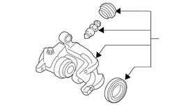 26634sj011 Subaru Genuine Disc Brake Caliper
