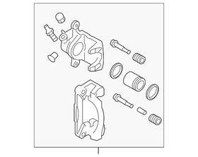26692sg011 Subaru Genuine Caliper Assembly