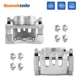 998m062055056s Summitteile Rear Left Right Brake Caliper With Bracket For 2008-2012 Ford F250 F350 Super Duty