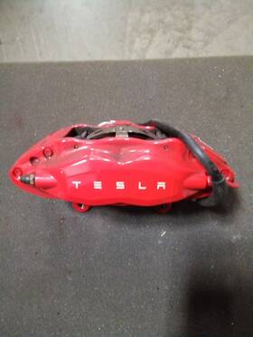 1042639-01 Tesla 2016-2020 Oem Model S Front Left Driver Side Brake Caliper Brembo Red