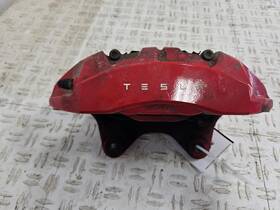 1044641-00-d Tesla 2017-2023 Model 3 Front Left Driver Side Brake Caliper Red Id