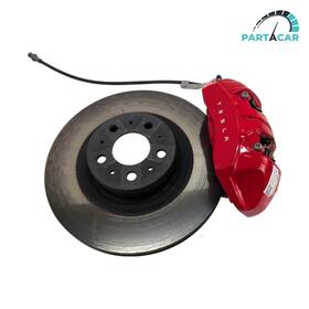1188641-00-bs Tesla 2020-2023 Model Y Performance Red Front Left Brake Caliper And Disc Assy Oem