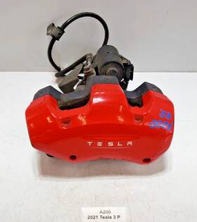 1188644-00-c Tesla 17-23 Oem Model 3 Y Performance Rear Right Passenger Brake Caliper Red