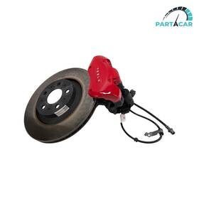 1188644-00-cs Tesla 2020-2023 Model Y Performance Red Rear Right Brake Caliper And Disc Assy Oem