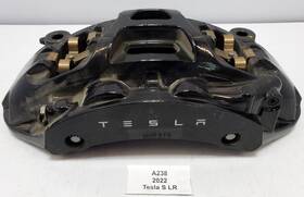 1420621-00-b Tesla 21-23 Oem Model X S Front Left Driver Side Brake Calipers Brembo Black