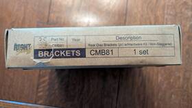 Cmb81 The Right Stuff Rear Brake Caliper Brackets