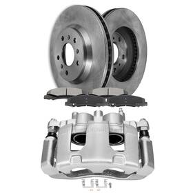 Th848470e01 The Front Rotor Ceramic Pads Left Brake Caliper For 2006-2013 Chevrolet Impala