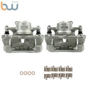 Bw837172th Tinvhy 2 For Toyota Corolla 2009-2019 Scion Xd 08-14 Front Brake Calipers With Bracket