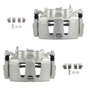 Ad84501v480 Top-liftsupport Front Left Right Brake Calipers With Bracket For 2012-2020 Dodge Journey 2 Pcs