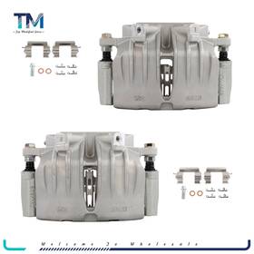 Tm8451561601s Top-modifiedstore Pair Front Brake Calipers With Bracket For 03-05 Chevrolet Ssr 02-05 Gmc Envoy Xl