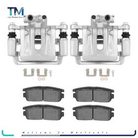 Tm8481738801s Top-modifiedstore Brake Calipers Rear Pair For Pontiac Torrent Chevrolet Equinox And Ceramic Pads
