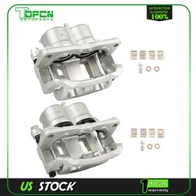 Top84563101s Topcn-autoparts Front Pair Brake Calipers For 07 2008 2009 2010 2011 2012 Mazda Cx-7 With Bracket
