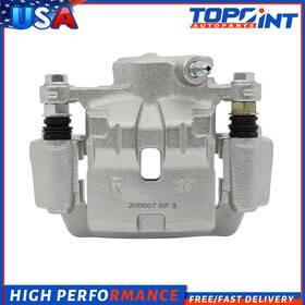 To161841p01 Topoint-autoparts Single Rear Right Brake Caliper For 08-14 Subaru Impreza 15-18 Wrx With Bracket