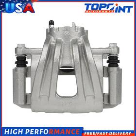 To161916p01 Topoint-autoparts Single Front Left Brake Calipers For 2002-2007 Jeep Liberty With Bracket
