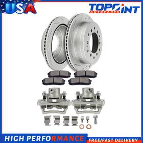 To841760p01 Topoint-autoparts For 2010-2014 Toyota Fj Cruiser With Rotors And Ceramic Pads Rear Brake Calipers