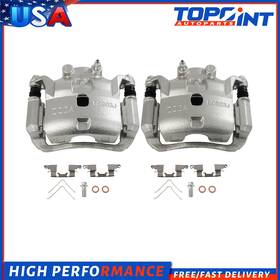 To845537p01 Topoint-autoparts Fits Nissan March L4 1.6l Hatchback 12-15 With Bracket 2x Front Brake Calipers