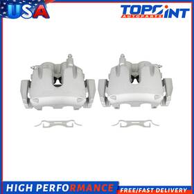 To845584p01 Topoint-autoparts For 2014-2020 Jeep Grand Cherokee Awd With Bracket Set Of 2 Front Brake Calipers