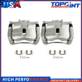 To846951p01 Topoint-autoparts Fits 2014 2015 Nissan Rogue L4 2.5l Set Of 2 Front Brake Calipers With Bracket