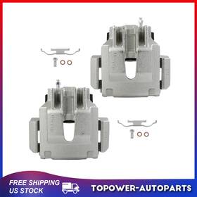 Topo845485wer Topower Rear Pair Brake Calipers For 2003 2004 2005 2006 Ford Expedition With Bracket