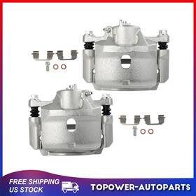 Topo845509wer Topower Front Brake Calipers Pair Left And Right For 1998-2002 Honda Accord 2.3l With Bracket