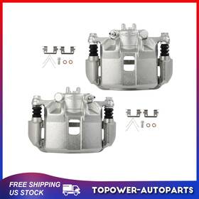 Topo845563wer Topower Rear Pair Brake Calipers With Bracket For 09-2013 2015-19 Honda Fit Hatchback