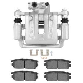 Tp848aa382tor Topower Rear Left Brake Calipers And Pair Ceramic Pads For 07-2017 Chevrolet Equinox