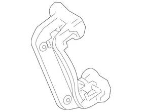 47821-02350 Toyota Genuine Disc Brake Caliper Bracket