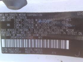 536-59759l Toyota Driver Caliper Rear Vin D 5th Digit Fits 04-07 Highlander 1934323