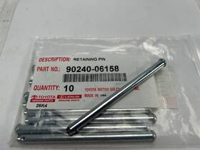 90240-06158 Toyota New 1975-2025 Genuine Land Cruiser Disc Brake Caliper Pin X10