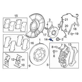 9008010067 Toyota Oe For Camry 02-26 Disc Brake Caliper Anchor Plate Bolt