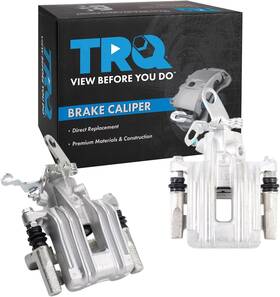 Cla32441 Trq Rear Driver Passenger Brake Caliper Set Brackets For 10-16 Vw Golf
