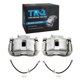 Cla41349 Trq Front Brake Caliper Set Brackets Compatible With 04-06 Acura Tl Autom