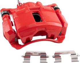 Cla47160 Trq Front Right Brake Caliper With Bracket Performance Red Passenger Side Compatibl