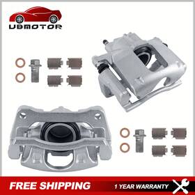 12m062033034m0506 Ubmotor Set 2 Front Brake Calipers With Bracket For Jeep Wrangler Dodge Grand Caravan V6