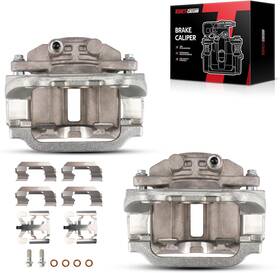18m062065066l0826 Ultimatecar Set 2 Rear Brake Calipers With Bracket For Chevy Silverado Gmc Sierra 1500 Yukon
