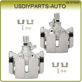 Usdiyparts Us8456660601s 2x Rear Brake Calipers With Bracket For 2011 12 13 2014 2015 2016 Chevrolet Impala