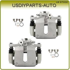 Usdiyparts Us8456666101s 2x Rear Brake Calipers With Bracket For 2011 12 13 2014 2015 2016 Volvo S80 S60