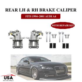 Bcvw008k Usmotor Rear Lh And Rh Brake Caliper With Repair Kit Compatible 1994/11-2001/09 Audi A4