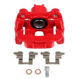 Va176120p01 Vap-autoparts For Honda Pilot Acura Mdx 2003-2006 Rear Driver Brake Caliper With Bracket Red