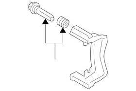 1k0-615-426-l Volkswagen Genuine 2005-2010 - Caliper Mount