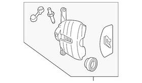 5g0-615-123-d Volkswagen Genuine Caliper