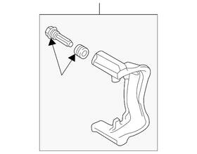 5k0-615-425-a Volkswagen Genuine Caliper Mount